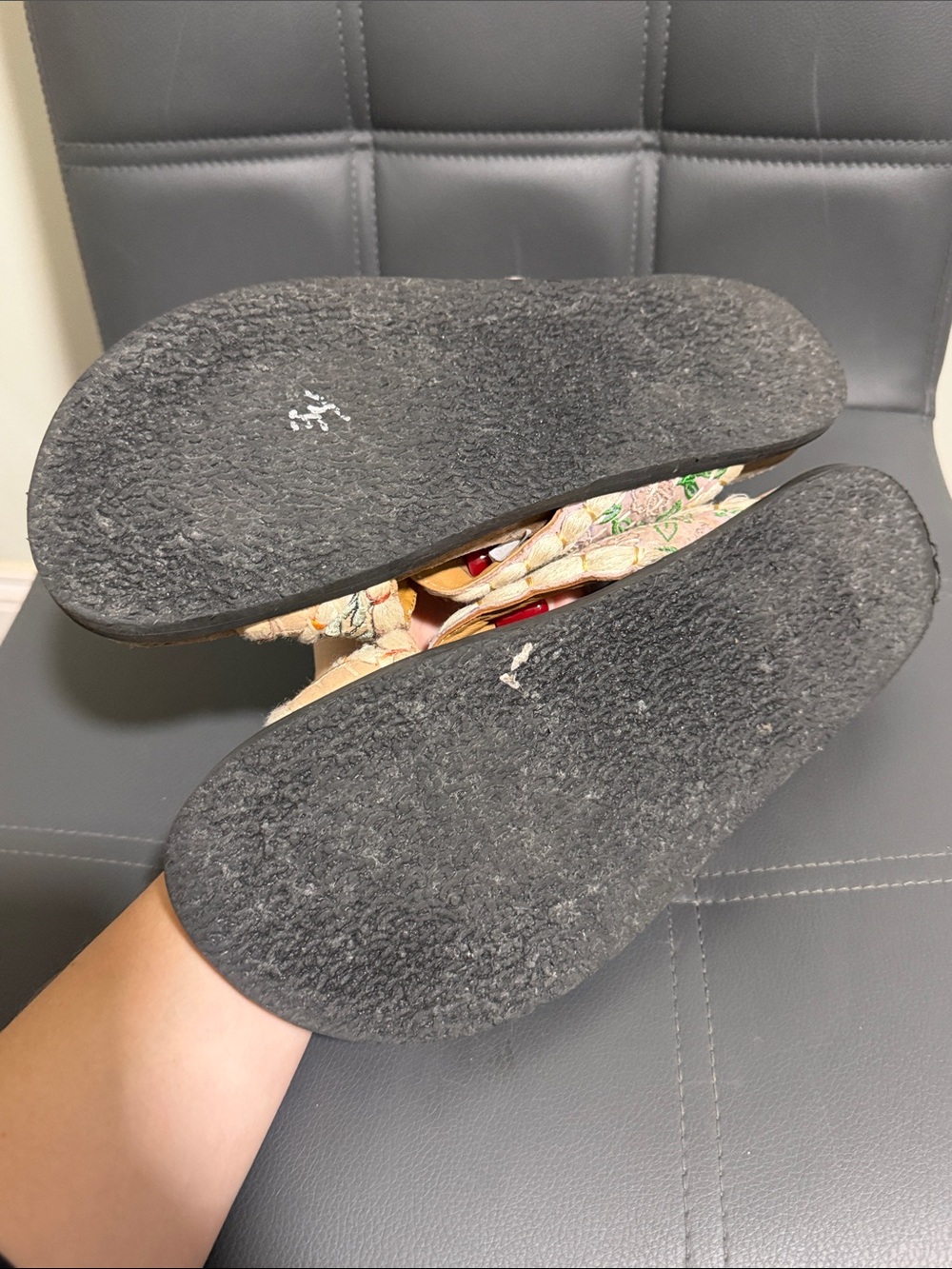 Free People Wildflowers Crossband Sandals Size 7.5/8 - Picture 6 of 7